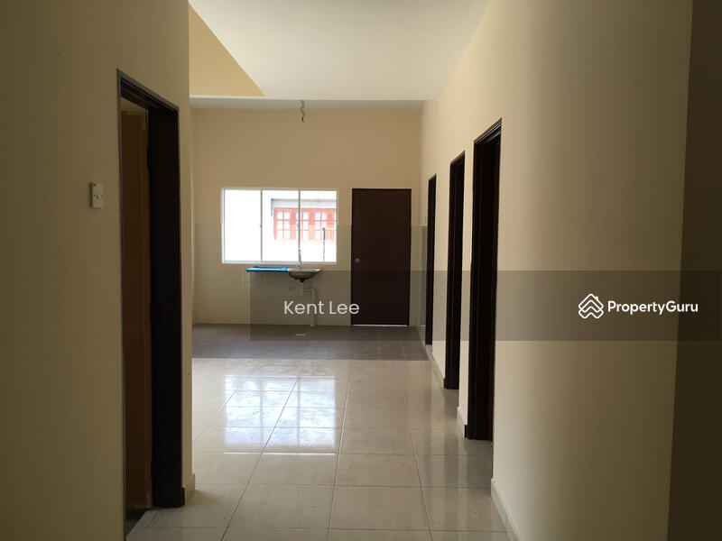 Untuk Dijual - PEMAJU: FULL Loan 10% OFF Teres 3R2B 20x64 FREEHOLD FREE SPA Pulau Indah Main Road Port Klang